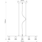 FG101-5V Viseća lampa 5xGU10 FORMA CORMEL
