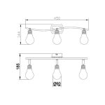 FG905-3 Spot lampa 3xG9 FORMA CORMEL