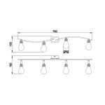 FG905-4 Spot lampa 4xG9 FORMA CORMEL