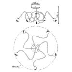 FG90X-5P Spot lampa 5xG9 FORMA CORMEL