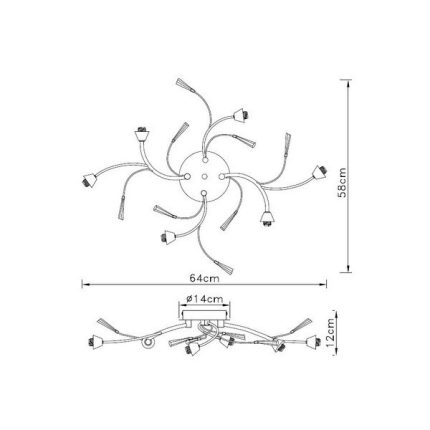 FG90X-6S Spot lampa 6xG9 FORMA CORMEL