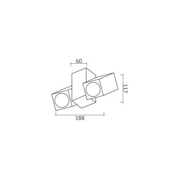 AFS100-2C-pdfCormel FORMA Plafonska lampa AFS100-2C WH - Slika 2