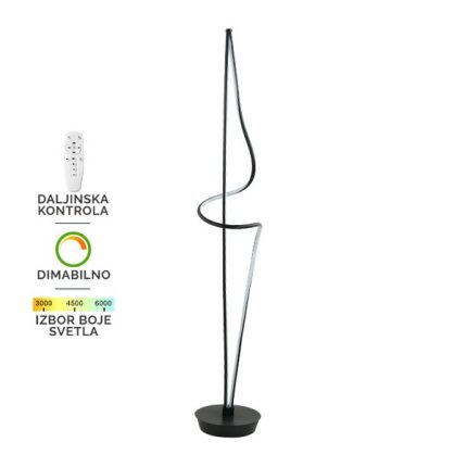 LED podna lampa F2028-42F BK-Cormel-FORMA