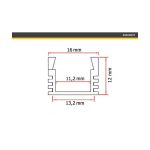 Aluminijumski LED profil nadgradni 07 - Slika 2