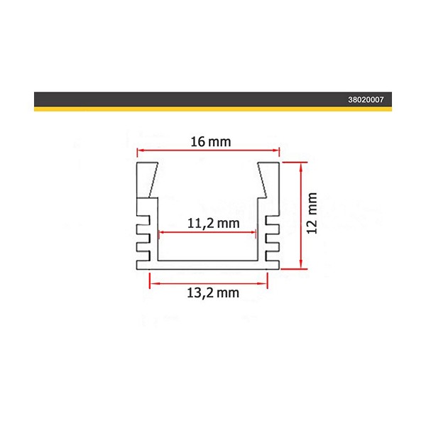 38020007 (002)Cormel FORMACormel FORMA Aluminijumski LED profil nadgradni 07 - Slika 2