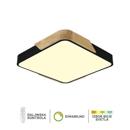 Plafonska lampa F2812-20C BK+WD-Cormel-FORMA