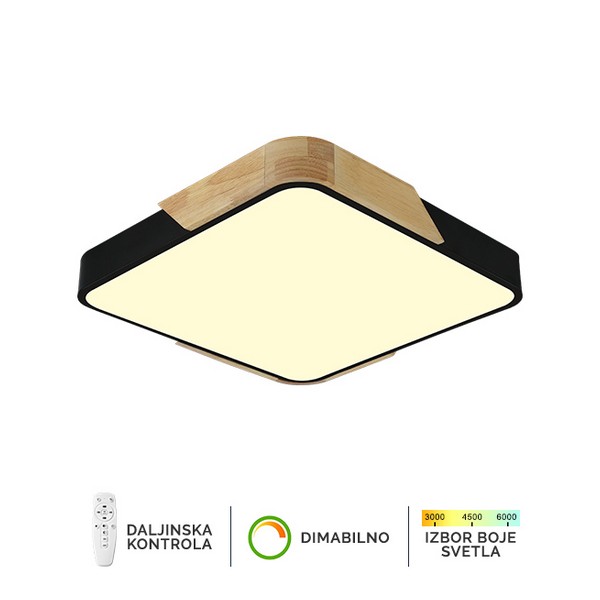 Plafonska lampa F2812-20C BK+WD-Cormel-FORMA Plafonska lampa F2812-20C BK+WD-Cormel-FORMA