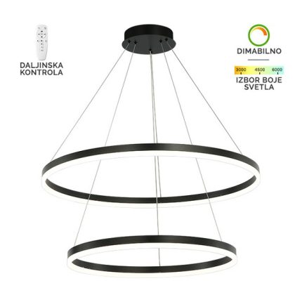 LED visilica F2047-100V BK-Cormel-FORMA
