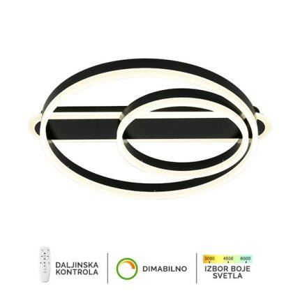LED plafonska lampa F2047-82P BK-Cormel-FORMA