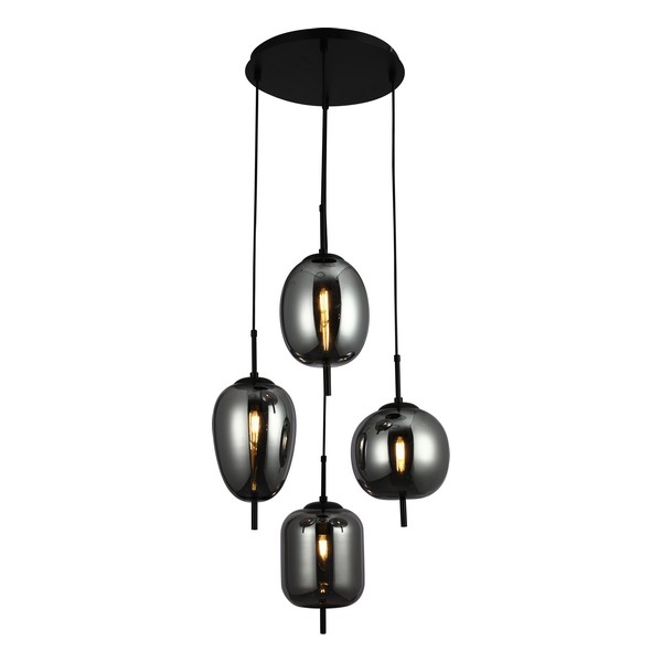 Luster F4014-4L BK+SM-Cormel-FORMA Luster F4014-4L BK+SM-Cormel-FORMA