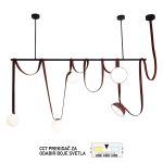 LED viseća lampa FK2100-20V BK/BR-Cormel-FORMA