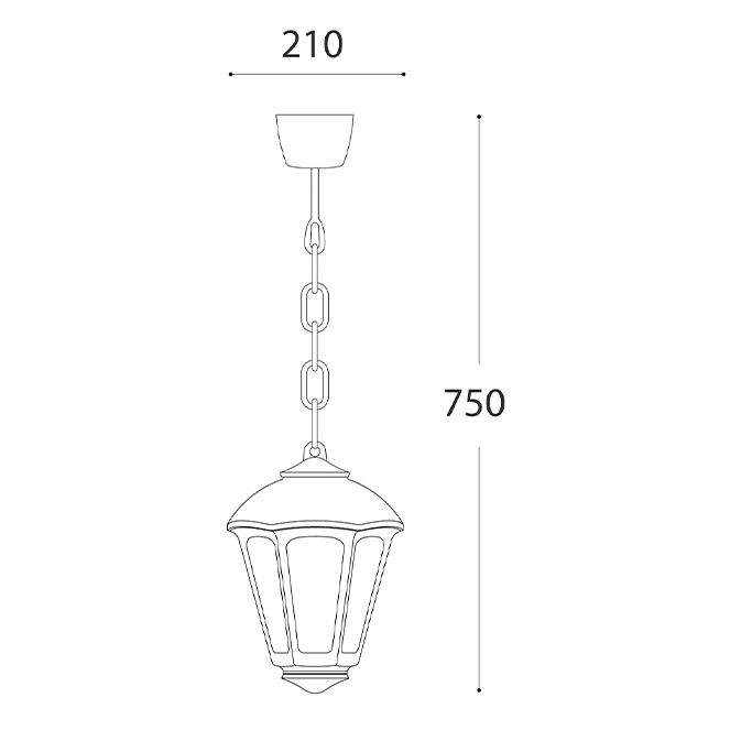 Viseći fenjer SICAR/GIAMPY WH-Cormel-FORMA Viseći fenjer SICAR/GIAMPY WH-Cormel-FORMA
