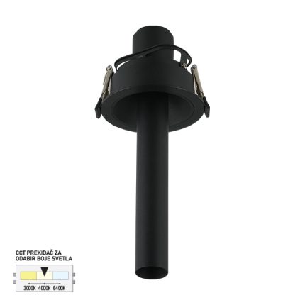 LED ugradna lampa LU-10-7 BK-Cormel-FORMA