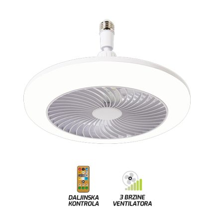 Sijalica sa ventilatorom FV4001-28 WH-Cormel-FORMA