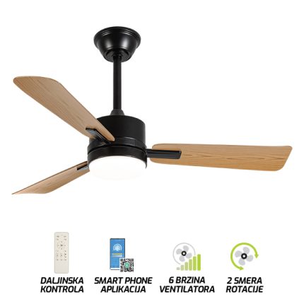 Plafonski ventilator sa svetiljkom FV3102-107 BR-Cormel-FORMA