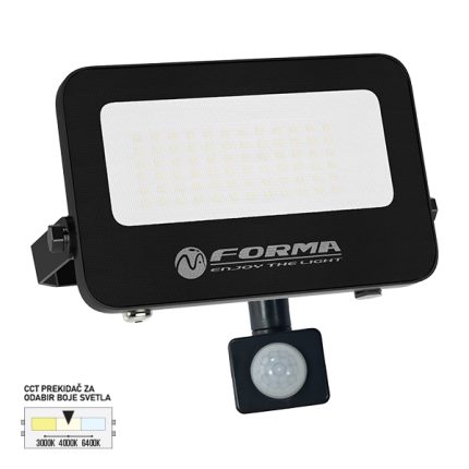 LED reflektor sa senzorom CCT LRH-30S BK-Cormel-FORMA