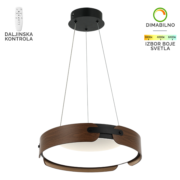 LED viseća lampa F2097-75V BK+DWD-Cormel-FORMA LED viseća lampa F2097-75V BK+DWD-Cormel-FORMA